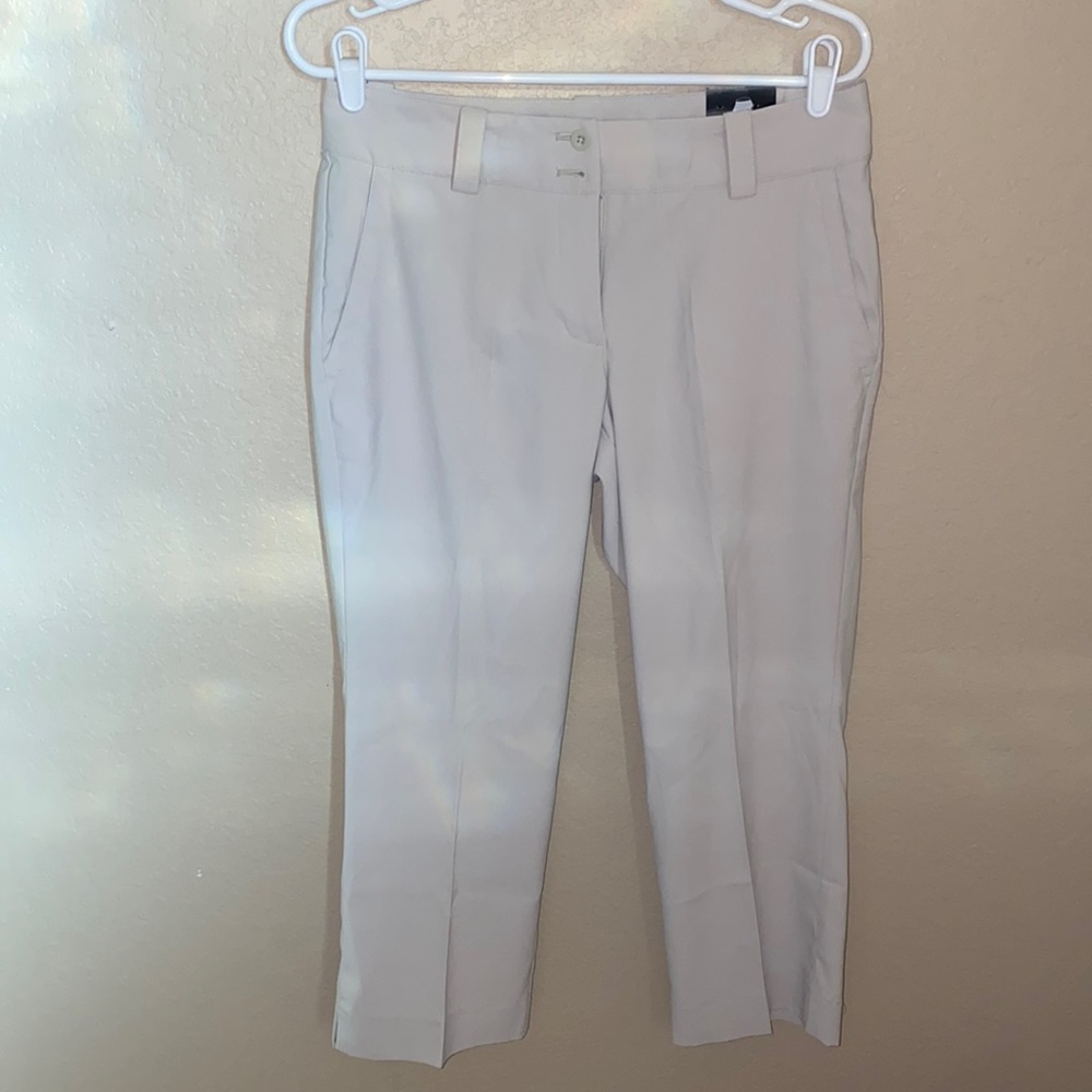 Nike light khakis dri fit your performance golf capris